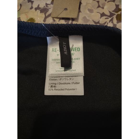 J. Crew Textured‎ Curved Waist Cheeky Bikini Bottom Medium Summer Pool Beach - Picture 5 of 7